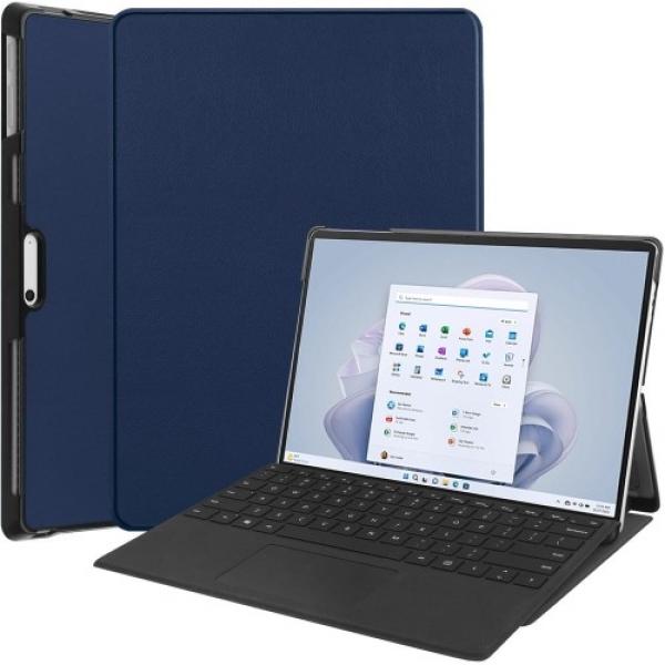 Etui Bizon Case Tab Croc do Microsoft Surface Pro 11 / 10 / 9, granatowe
