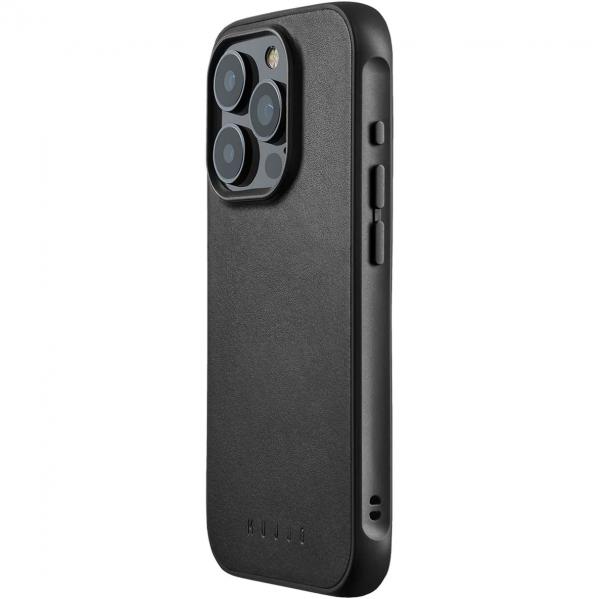 Etui Mujjo Shield Case z MagSafe do iPhone 15 Pro, czarne