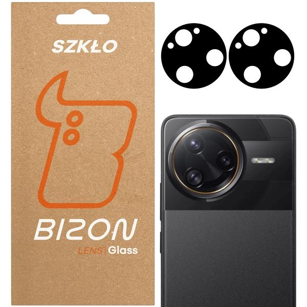 Szkło na aparat Bizon Glass Silk Lens do Xiaomi Poco F7 Ultra, 2 sztuki