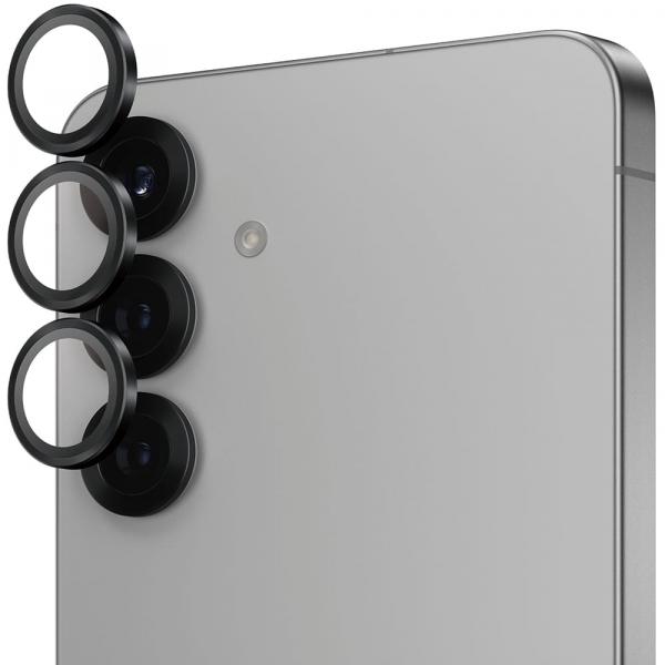 Szkło hartowane na aparat PanzerGlass Hoops do Galaxy S25 Plus, czarne