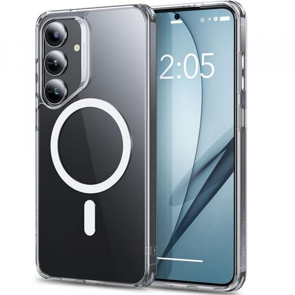 OUTLET: Etui ESR Classic Hybrid Halolock do Galaxy S25 Plus do MagSafe, przezroczysto-białe