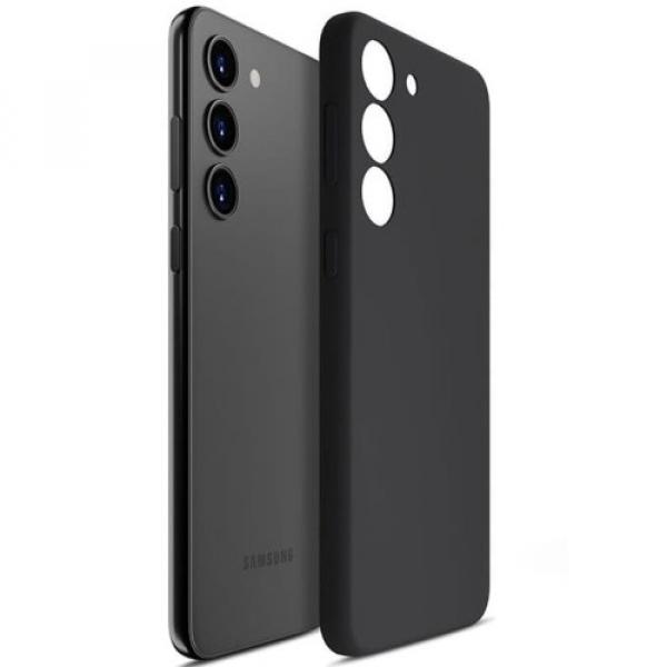 Etui 3mk Silicone Case do Galaxy S23 5G, czarne
