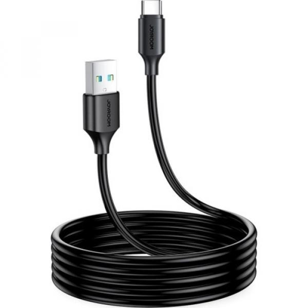 Kabel do ładowania / transmisji danych Joyroom USB-A do USB-C, 3A, 2m, czarny