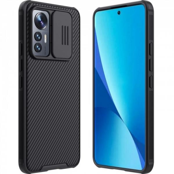 Etui z ochroną aparatu Nillkin CamShield Pro do Xiaomi 12 Lite, czarne