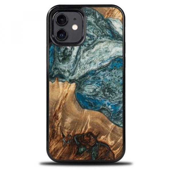 Drewniane etui do iPhone 12 Pro / 12, Bewood Unique Planets Ziemia