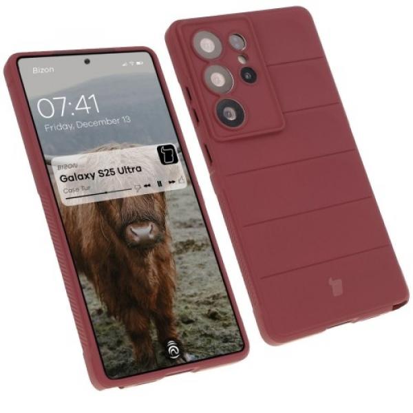 Pancerne etui Bizon Case Tur do Galaxy S25 Ultra, ciemnofioletowe