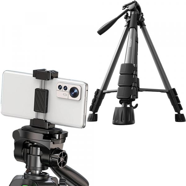 Uchwyt, kijek, statyw Ugreen Professional Tripod LP661 na telefon, kamerę, aparat, czarno-szary