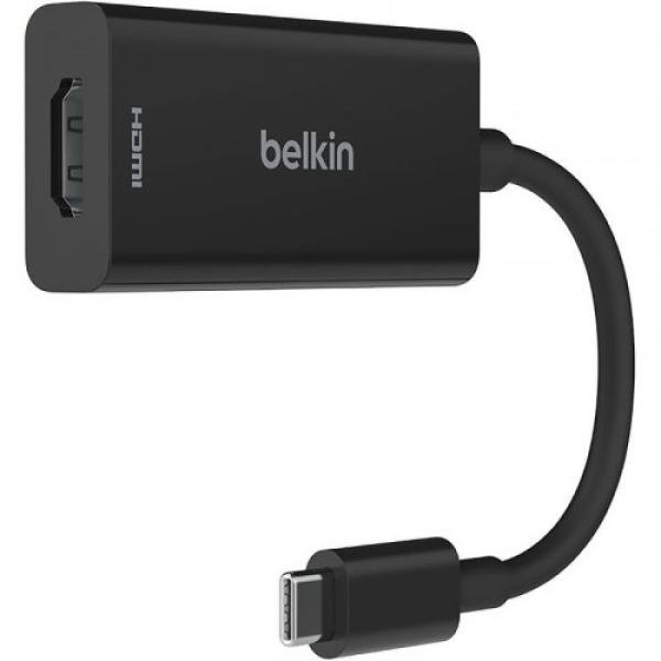 OUTLET: Adapter Belkin Connect USB-C (M) / HDMI 2.1 (F) 8K/60Hz HDR10+ 11cm, czarny