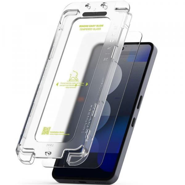 Szkło hartowane na ekran z aplikatorem Ringke Easy Slide 2-Pack do Nothing Phone (3a) / (3a) Pro, 2 sztuki
