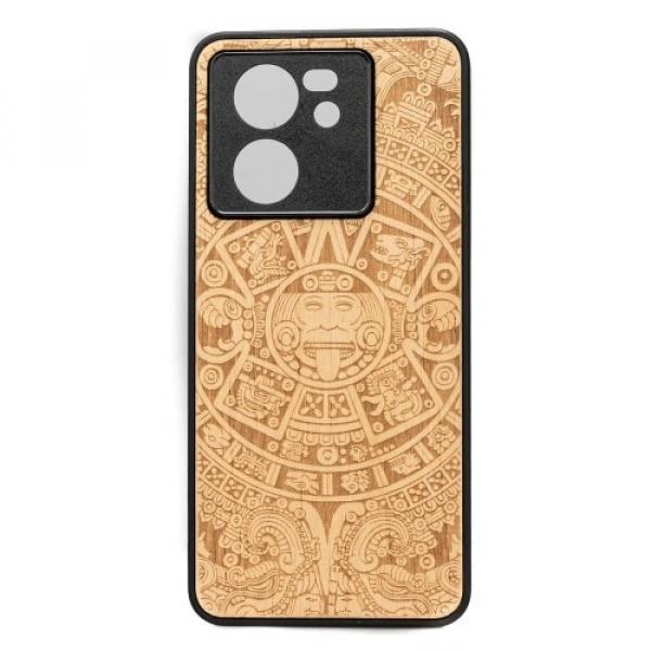 Drewniane etui do Xiaomi 13T Pro / 13T, Bewood Kalendarz Aztecki Aniegre