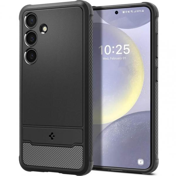 OUTLET: Etui Spigen Rugged Armor do Galaxy S24 Plus, czarne