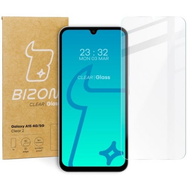 Szkło hartowane Bizon Glass Clear 2 do Galaxy A15 4G/5G, Galaxy A25 5G / M15 5G