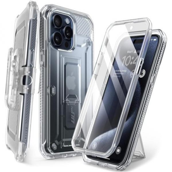 Etui Supcase UB Pro SP do iPhone 15 Pro, przezroczyste