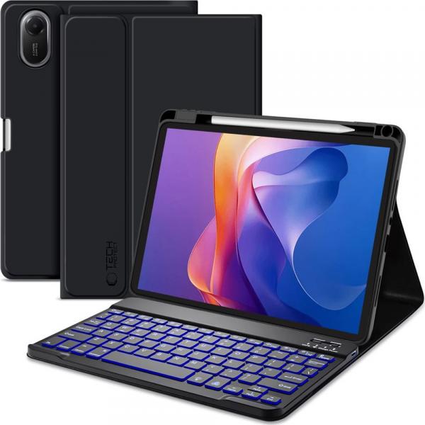 Etui z klawiaturą Tech-Protect SC Pen + Keyboard do Xiaomi Redmi Pad 2, czarne