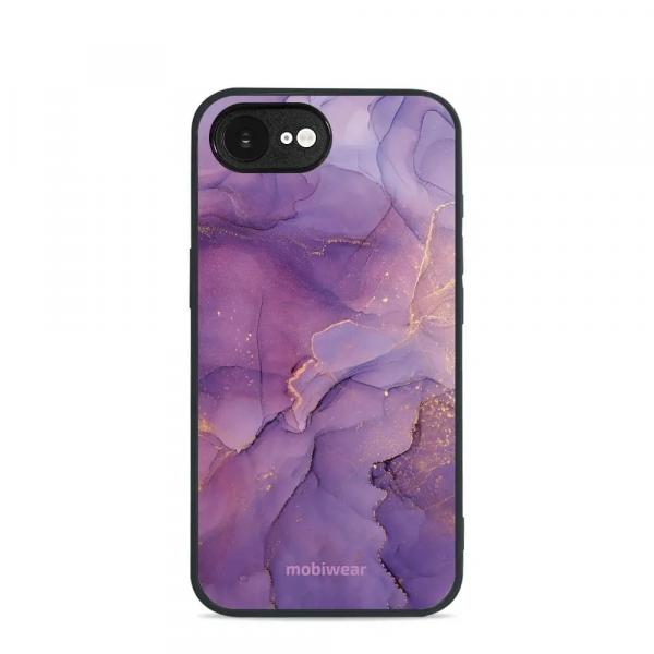 Etui ochronne do iPhone 16e, Mobiwear Glossy Case, fioletowe