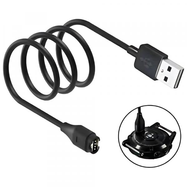 Kabel do ładowania zegarków Garmin, Beline, USB-A, 1m, czarny