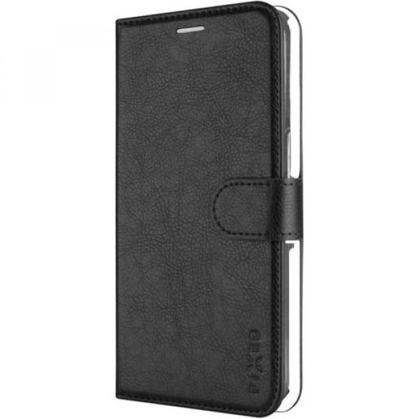 Etui Fixed Opus do iPhone 16, czarne