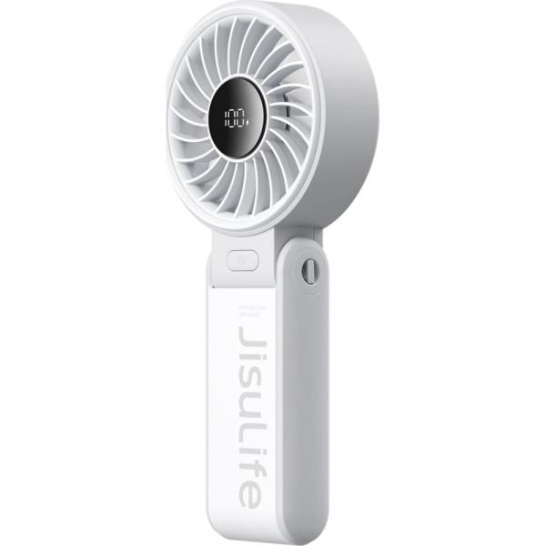 Wiatrak podręczny, biurkowy wentylator, wiatraczek JisuLife Handheld Fan Life7 5000mAh, szary