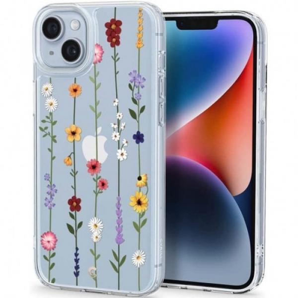 Etui Spigen Cyrill Cecile do iPhone 14 Plus, kolorowe kwiaty