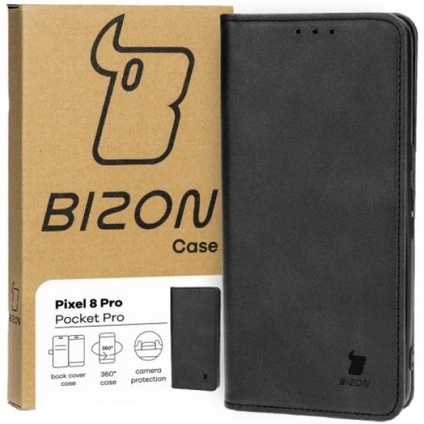 Etui z klapką Bizon Case Pocket Pro do Google Pixel 8 Pro, czarne