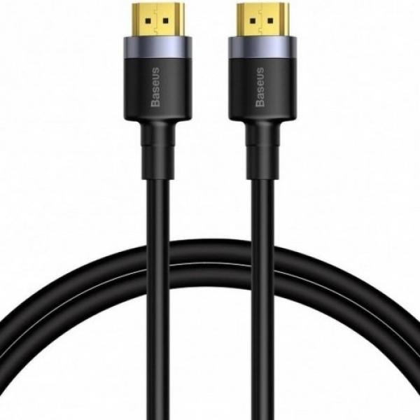 Kabel Baseus Cafule HDMI 2.0 Full HD 4K/60Hz 18Gb/s, 2m, czarny