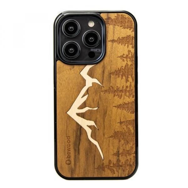 Drewniane etui do iPhone 14 Pro, Bewood Góry Imbuia