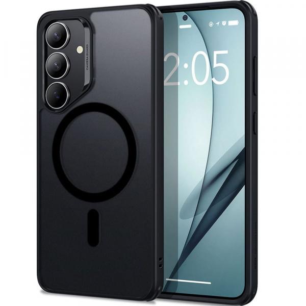 Etui ESR Classic Hybrid Halolock do Galaxy S25 Plus do MagSafe, półprzezroczysto-czarne