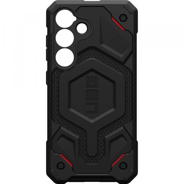 Etui pancerne Urban Armor Gear Monarch Pro Kevlar Magnet do Galaxy S25, czarne z kevlarem