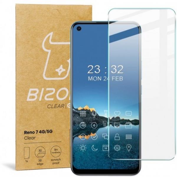 Szkło hartowane Bizon Glass Clear do Oppo Reno 7 4G/5G