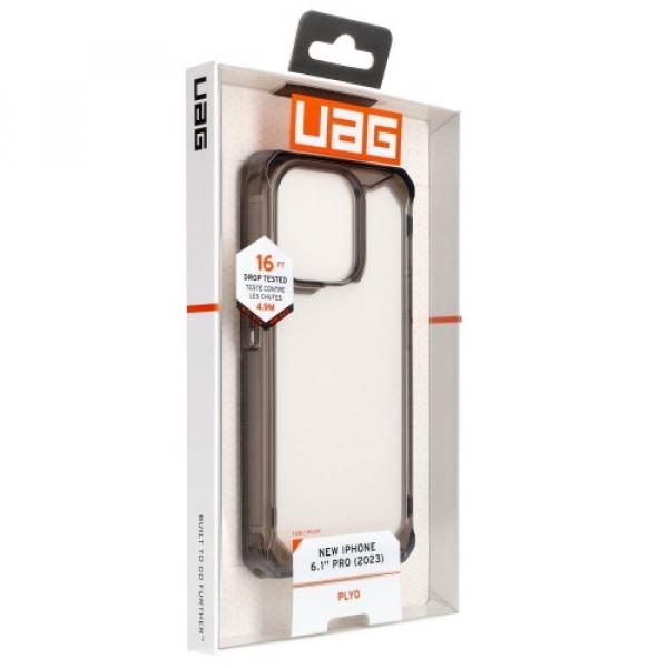 Etui pancerne Urban Armor Gear Plyo do iPhone 15 Pro, przydymione