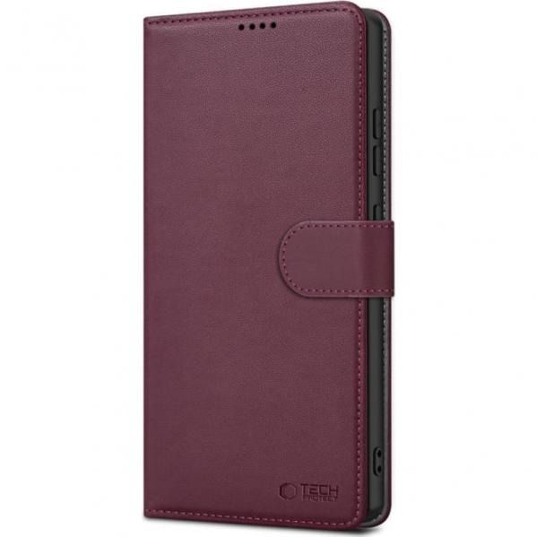 Etui z klapką Tech-Protect Wallet do Redmi Note 14 Pro 5G / 14 Pro Plus / POCO X7, bordowe