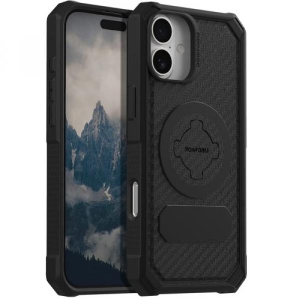 Etui Rokform Rugged do iPhone 16 Plus, czarne