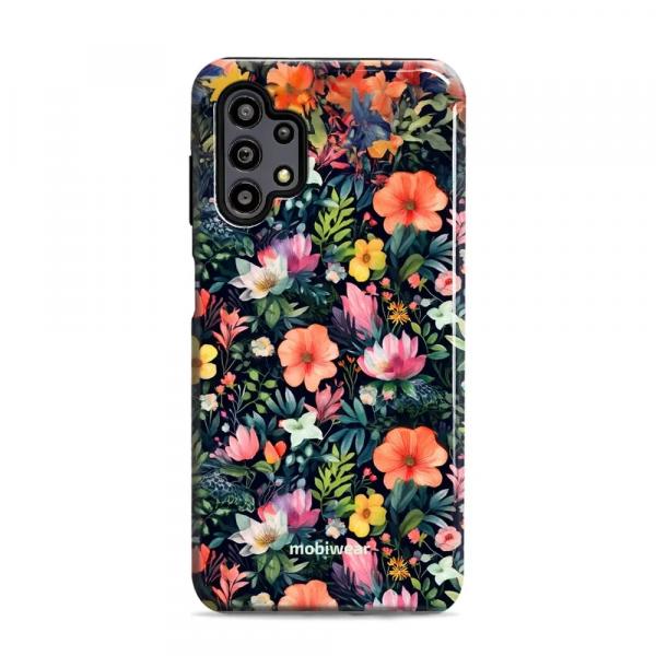 Etui ochronne do Galaxy A32 5G, Mobiwear Elite Pro, kolorowo-kwieciste
