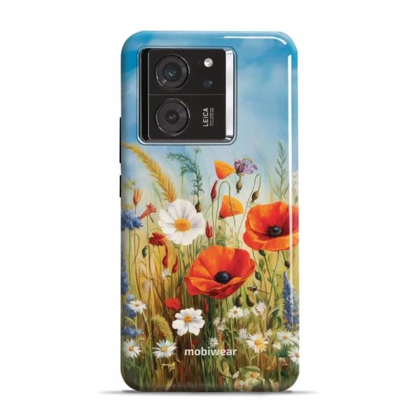 Etui ochronne do Xiaomi 13T, Mobiwear Elite Pro, łąkowe kwiaty