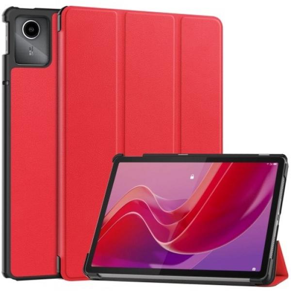 Etui Bizon Case Tab Croc do Lenovo Tab M11, czerwone