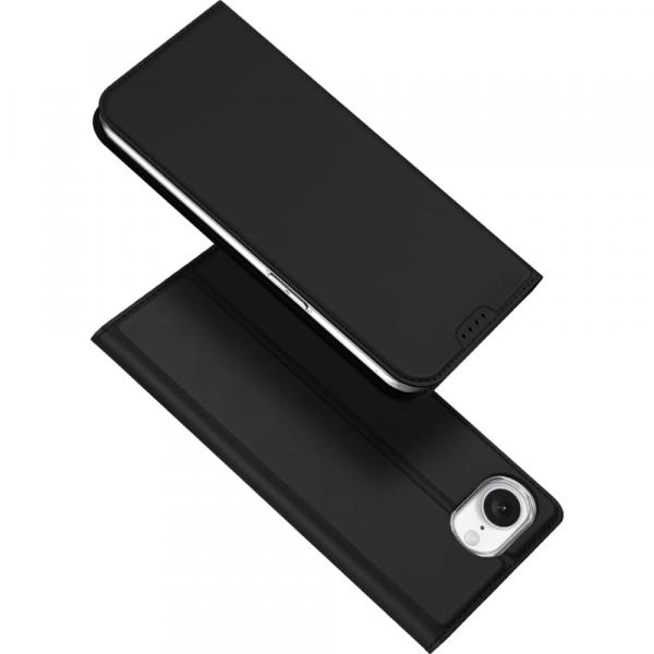 Etui z klapką Dux Ducis Skin Pro do iPhone 16e, czarne