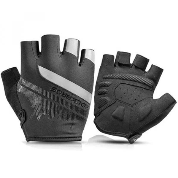Rękawiczki rowerowe Rockbros S247-M, czarne