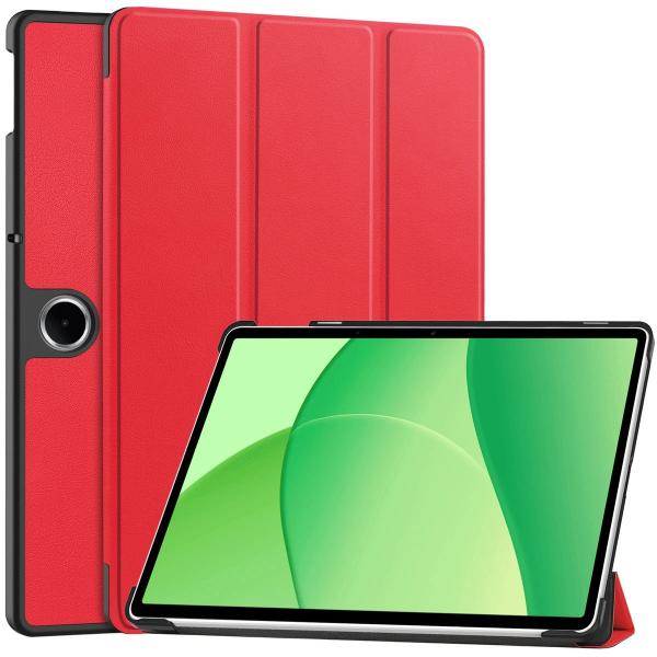 Etui z klapką Bizon Case Tab Croc do OnePlus Pad Lite / Oppo Pad SE, czerwone