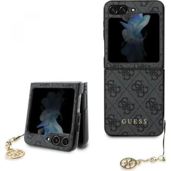 Etui Guess 4G Charms Collection do Galaxy Z Flip 5, szare