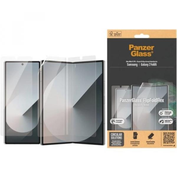 Zestaw folii PanzerGlass Ultra-Wide Fit TPU i szkła hartowanego Classic Fit Glass do Galaxy Z Fold6