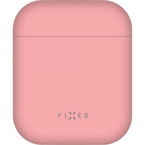 Etui Fixed Silky do Apple AirPods, różowe