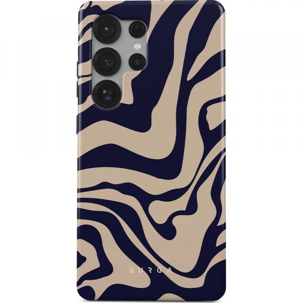 Etui Burga Vigilant Tough do Galaxy S25 Ultra, beżowo-granatowe
