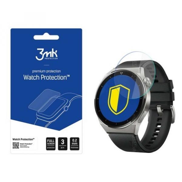 Szkło hybrydowe 3mk Watch Protection Huawei Watch GT 3 Pro 46mm, 3szt.