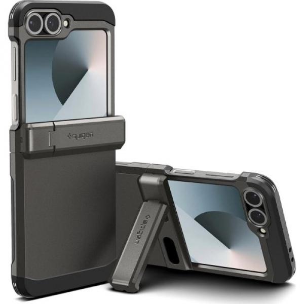 Etui Spigen Tough Armor Pro do Galaxy Z Flip6, stalowe