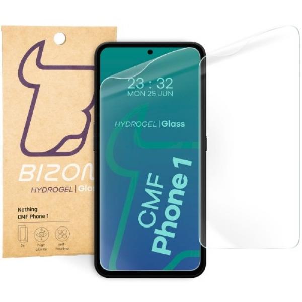 Folia hydrożelowa na ekran Bizon Glass Hydrogel Front do Nothing CMF Phone 1, 2 sztuki