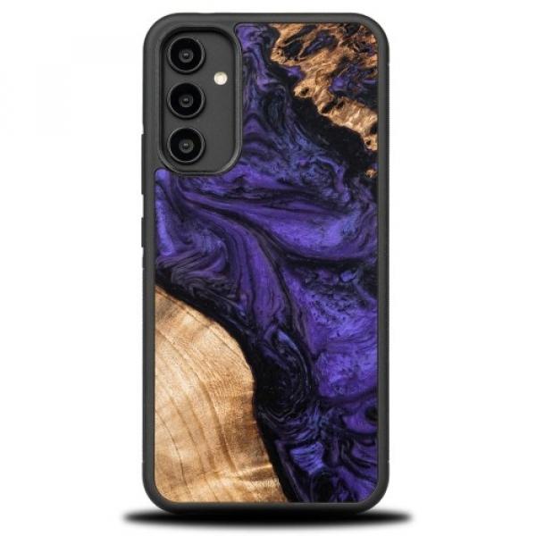 Drewniane etui Bewood Unique - Violet do Galaxy A34 5G