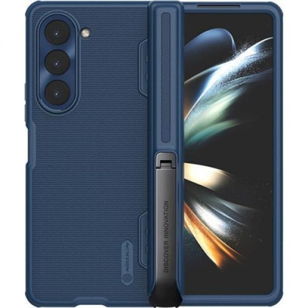 Etui Nillkin Super Frosted Shield Fold do Galaxy Z Fold 5, niebieskie