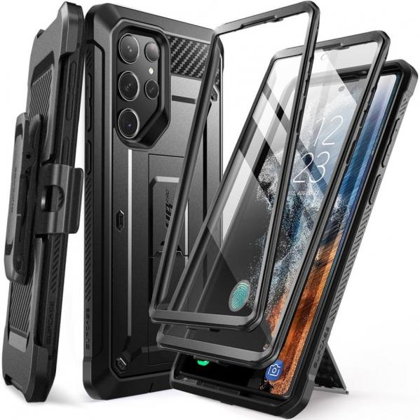 Etui Supcase UB Pro SP+noSP do Galaxy S23 Ultra 5G, czarne