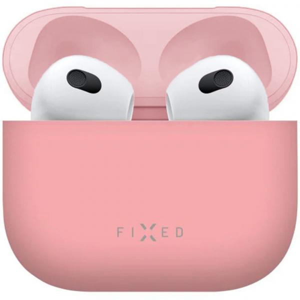 Etui Fixed Silky do AirPods 4, różowe