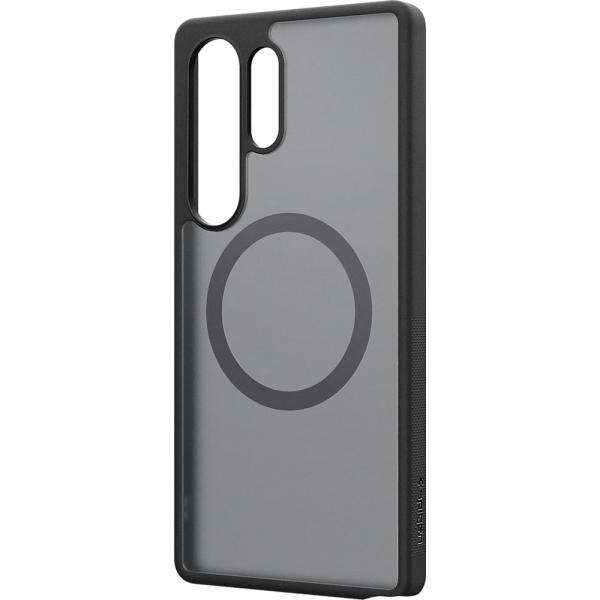Etui magnetyczne Spigen Capella do Galaxy S25 Ultra, przydymione-czarne